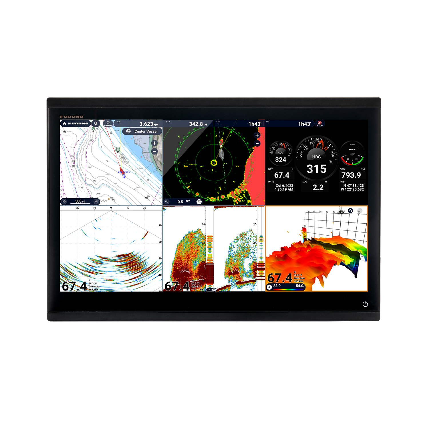 NavNet TZtouchXL Chart Plotter, 10″,13″,16″,22″,24″ supporting image